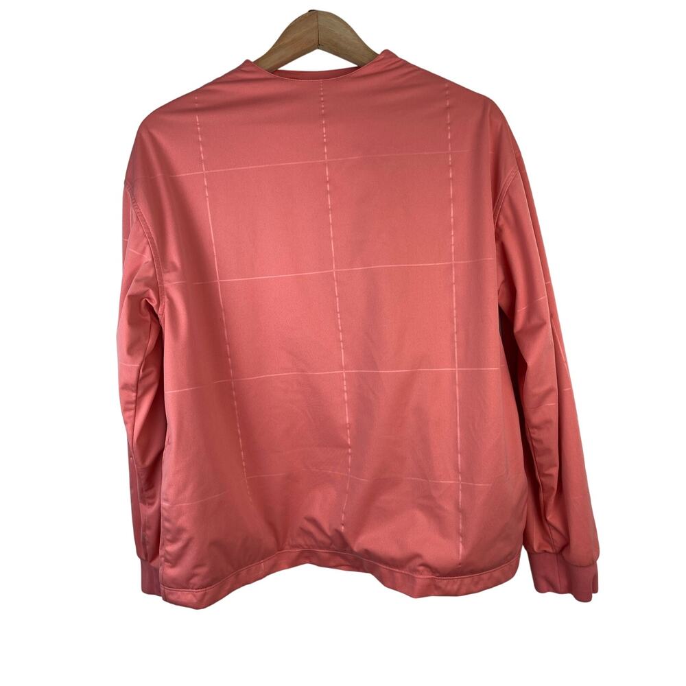 Nike Dri-Fit Storm Fit Women's M Salmon Pink Long‎ Sleeve Mesh Lined Jacket *